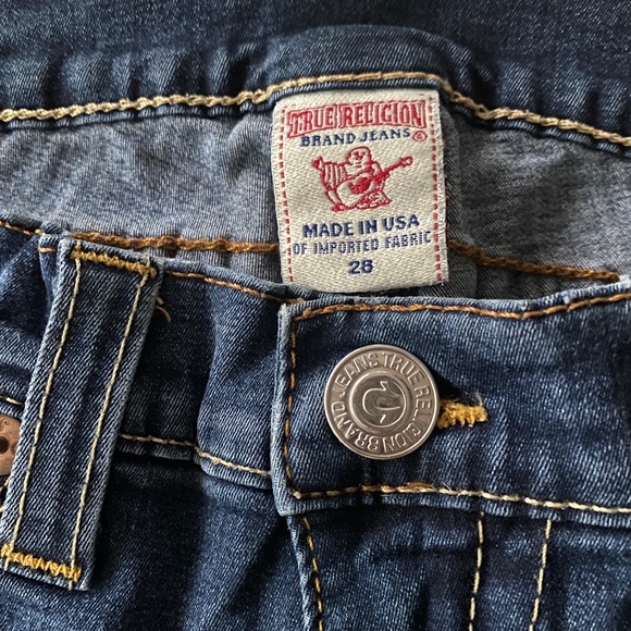 True Religion Casey Jeans Sz 28 Low Rise Skinny Denim Jeans - Picture 7 of 11